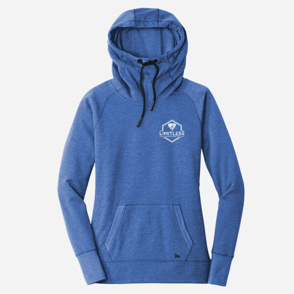 Ladies Tri Blend Fleece Pullover Hoodie Thumbnail